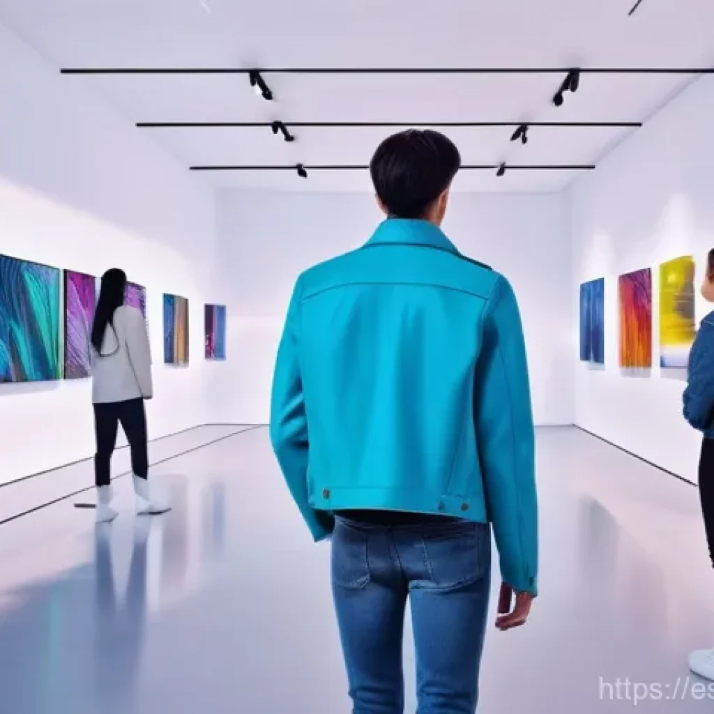 NFT 작품 투자 성공 사례 - **Prompt 1: Futuristic NFT Art Gallery**
"A vibrant, ultra-modern NFT art gallery bathed in soft...