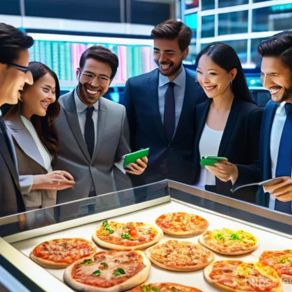 주식 분할과 합병의 차이 - **Prompt for Stock Split (Positive Growth and Accessibility):**
"A vibrant and bustling modern f...