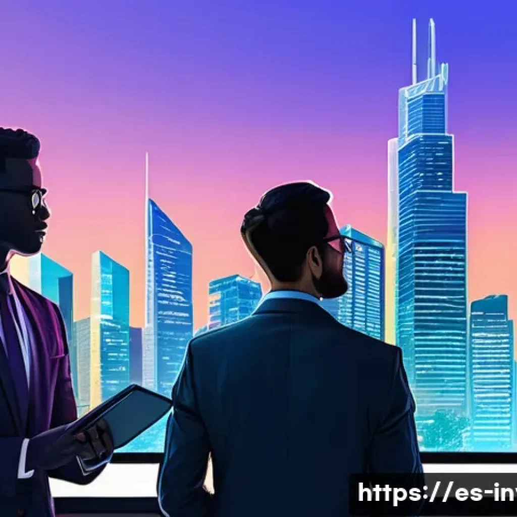 코인 시장 전망 - **Prompt 1: Bitcoin's Global Financial Integration**
    A futuristic, brightly lit city skyline at ...