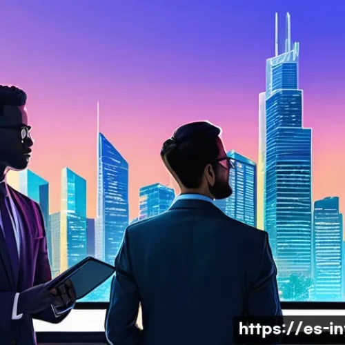 코인 시장 전망 - **Prompt 1: Bitcoin's Global Financial Integration**
    A futuristic, brightly lit city skyline at ...